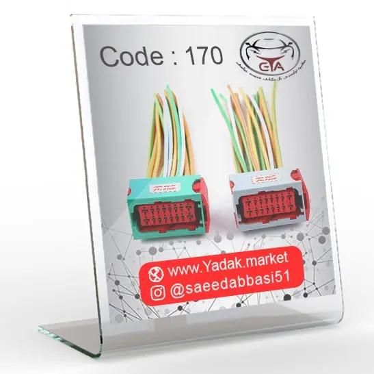 سوکت BSM پژو 206 طوسی - سبز کد 170